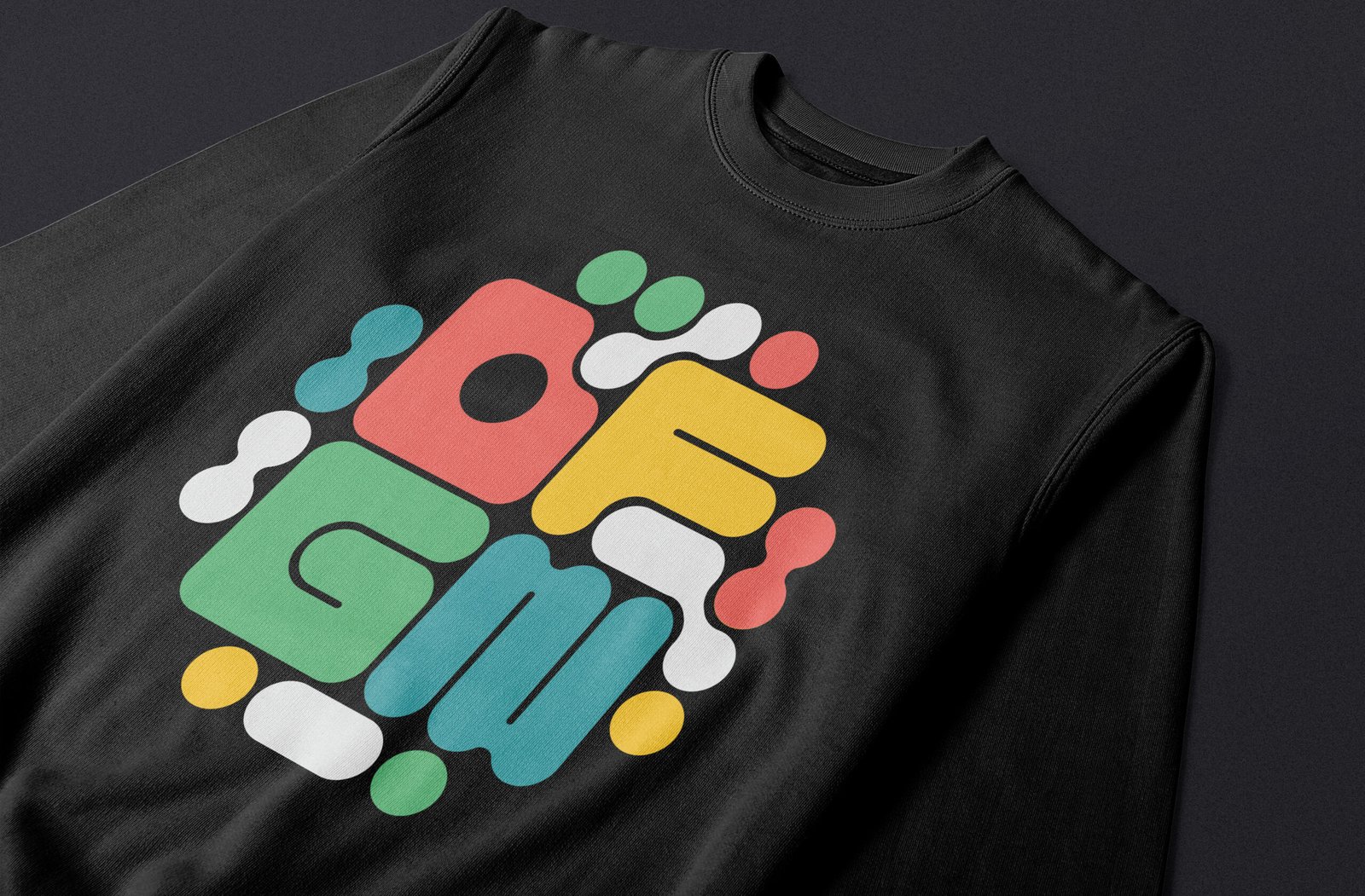 DFGN sweatshirt design mockup