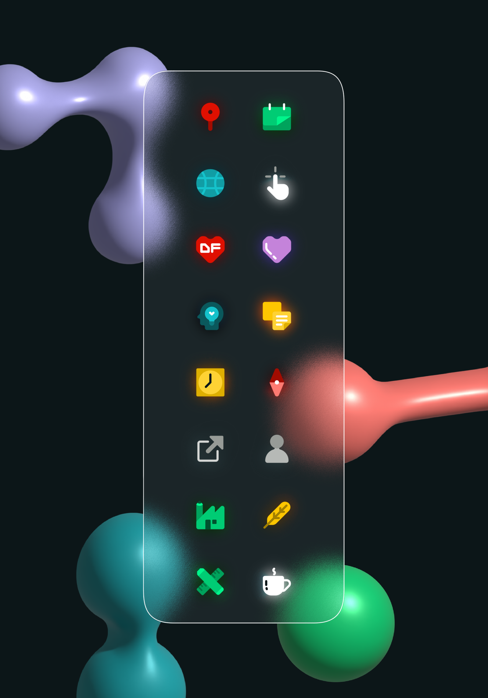 DFGN icon system mockup