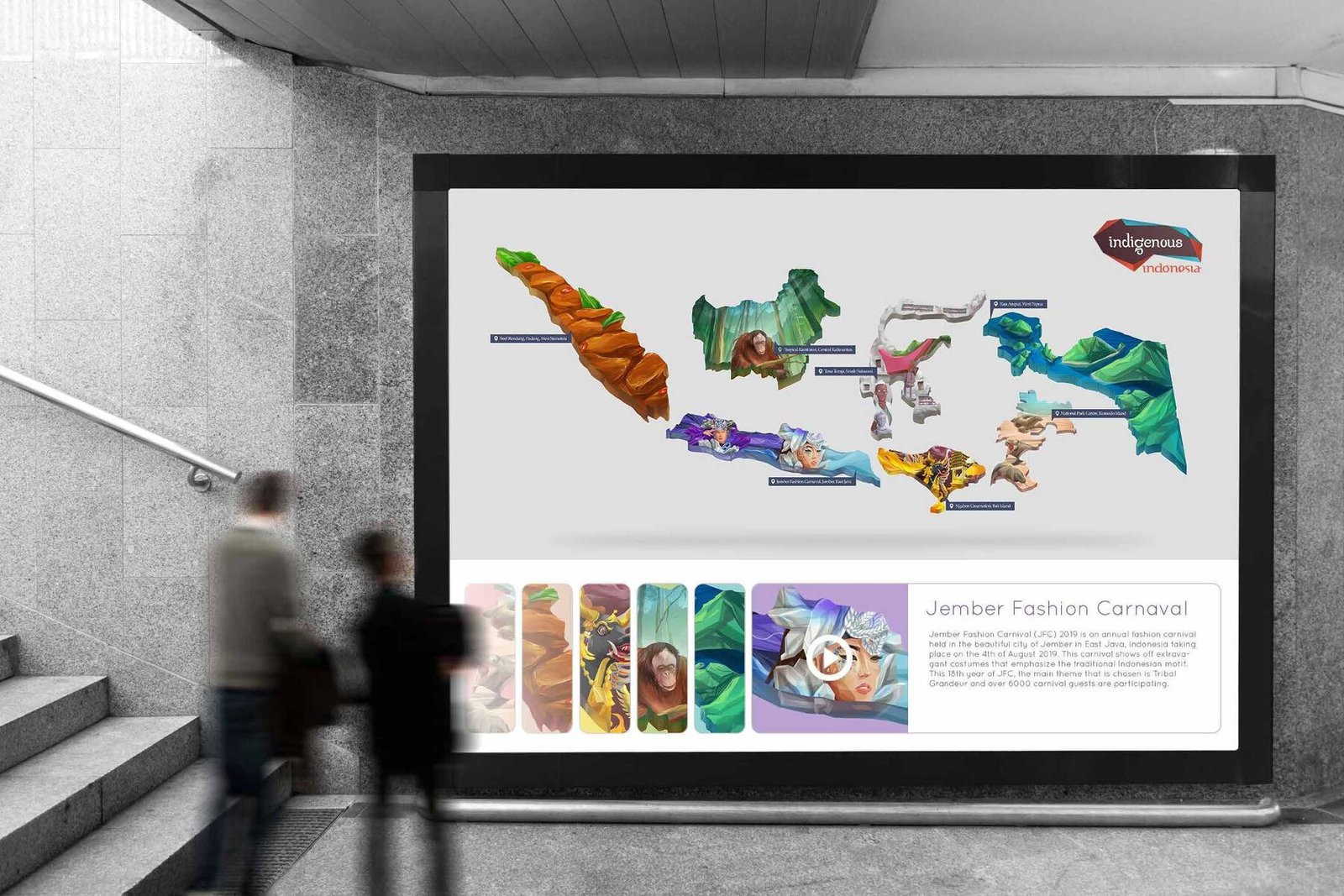Indigenous Indonesia nation-branding campaign