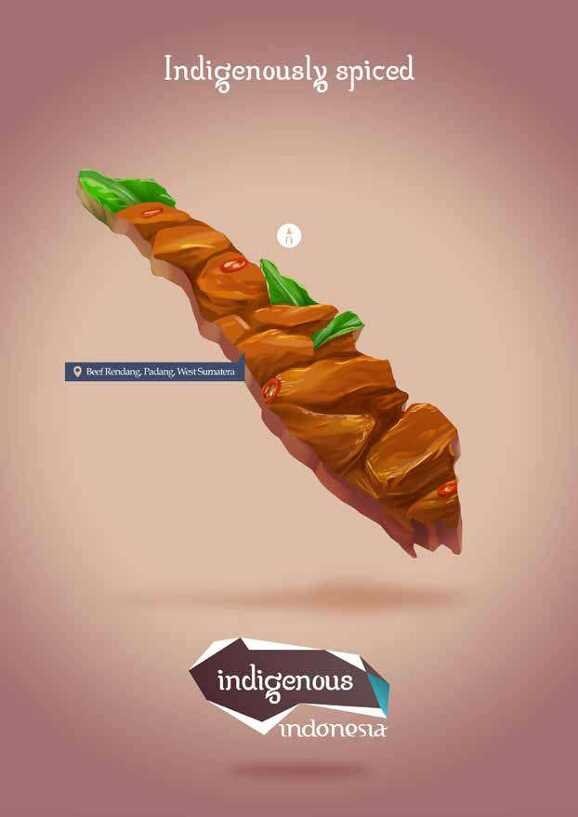 Indigenous Indonesia campaign poster series